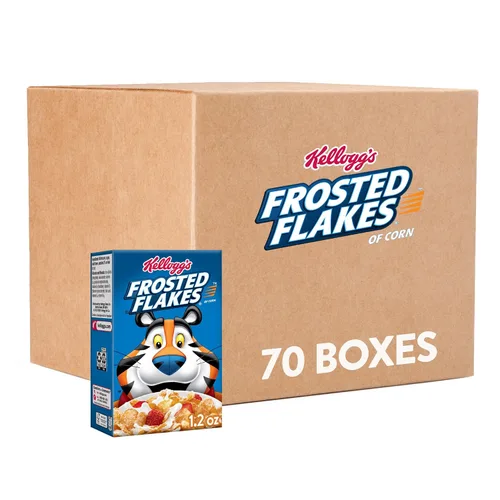 Vista 11 de Kellogg's Frosted Flakes, Cereal para el Desayuno, Original, 1 onza (paquete de 96)