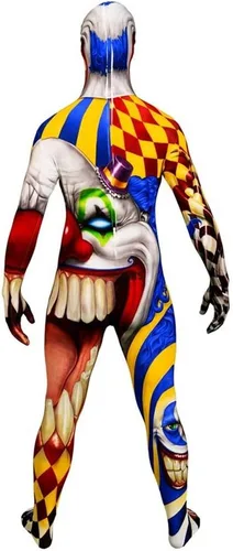 Vista 2 de Morphsuits mens Monster Scary Clown Skinsuit