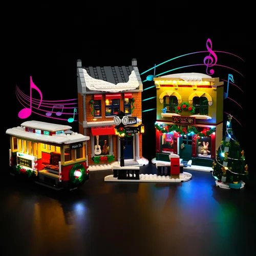 Vista 9 de BrickBling Luz LED - Compatible con Lego 10308, idea de regalo - Versión de control remoto