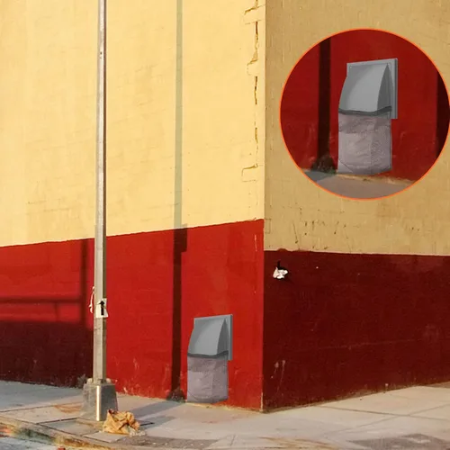 Vista 3 de 2 bolsas de ventilación para secadora, trampas para pelusas, para secadora, atrapa pelusas para secadora, bolsa para ventilación de secadora al aire