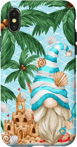 Vista 5 de Life is Better At The Beach for Summer Lover Funny Gnome Case for iPhone 17