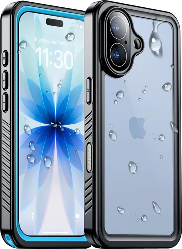 Vista 29 de Funda impermeable para iPhone 12, impermeable, antideslizante, a prueba de golpes, para iPhone 12, color negro