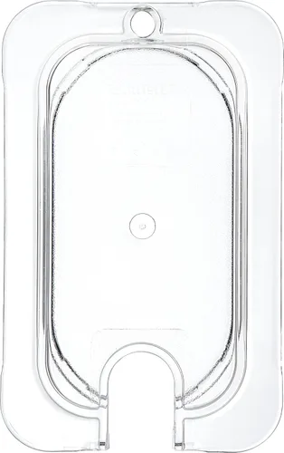 Vista 2 de Carlisle FoodService Products StorPlus StorPlus - Tapa universal de policarbonato con muescas, superficie plana con muescas, transparente