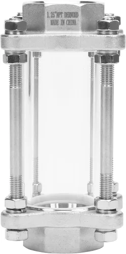 Vista 10 de DERNORD Vidrio de visión en línea con rosca hembra, vidrio de vista sanitaria recta de flujo SUS316 1" NPT hembra