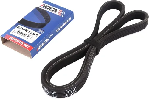 Vista 6 de MOCA 6DPK1195 EPDM Correa Serpentina para 1998-2006 para Volkswagen Golf Beetle para Jetta para Audi TT