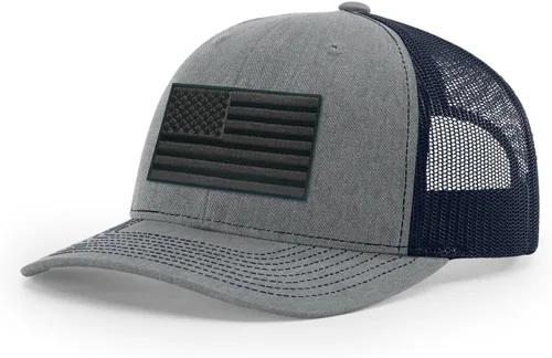 Vista 253 de Joe's USA Richardson 112 - Gorras de camionero con parche gráfico personalizado - Gorras estructuradas de cinco y seis paneles Richardson Premium