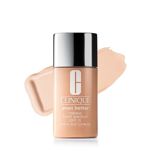 Vista 45 de Clinique Even Better Makeup Liquid Foundation SPF 15 With Vitamin C For Dry + Oily Combination Skin Types Medium Coverage + Natural Finish Evens