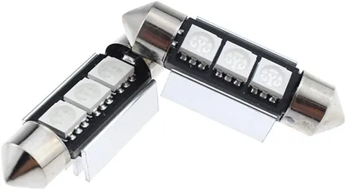 Vista 6 de Bombillas LED Festoon 6411 6418 C5W de 9 a 30 V extremadamente brillantes, sin errores, 1.5 pulgadas, 1.417 in para luces de cúpula de mapa