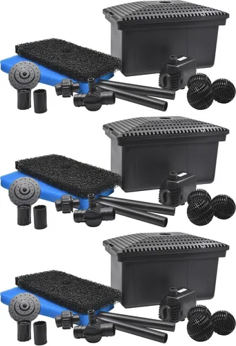 Vista 10 de Kit de filtro medio Pond Boss con bomba para estanques y características de agua
