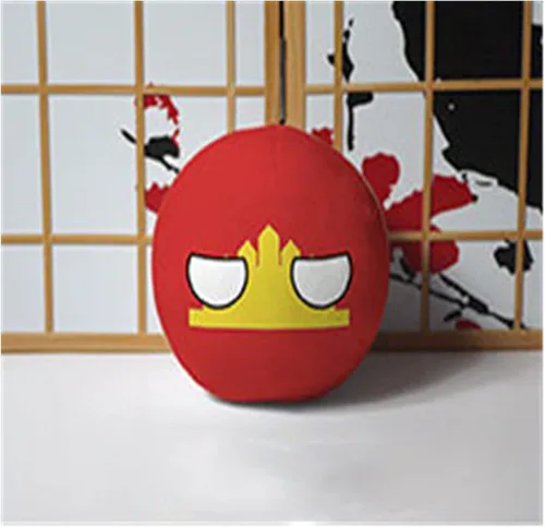 Vista 46 de Polandball Countryballs Muñeco de peluche Ucrania España Hungría Portugal Rumanía Grecia Austria México Polonia Ball (15,3.8 pulgadas)