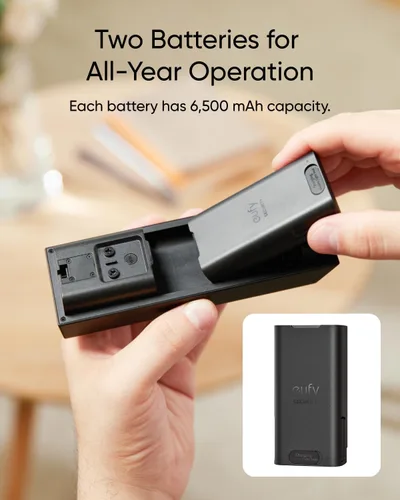 Vista 5 de eufy Security Timbre de video E340 (funciona con batería con respaldo adicional) con timbre, uso ininterrumpido con batería recargable, cámaras
