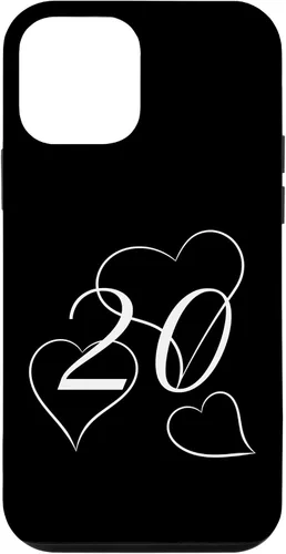 Vista 12 de iPhone 15 Vintage 20 years old with three big hearts Case