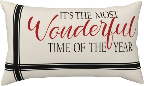 Vista 13 de Funda de almohada de invierno con diseño de copo de nieve de Navidad, fundas de almohada lumbares de alce, fundas de cojín rectangulares decorativas