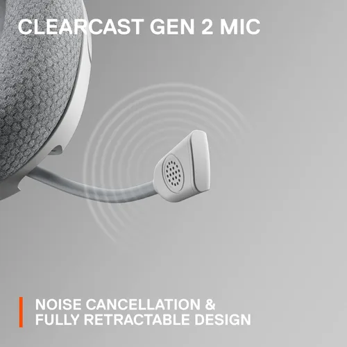 Vista 8 de SteelSeries Arctis Nova 1P - Auriculares para juegos multisistema, PS5PS4, PC, Xbox, Switch, color blanco