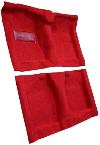 Vista 2 de Alfombra automotriz compatible con Cadillac Coupe DeVille de 1961 a 1964, 2 puertas (501-negro 80/20 bucle)