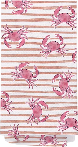 Vista 19 de SPBL&L Toallas de Cocina de Langosta - Decoración de Langosta, Toallas de Mano Náuticas para Baño, Toallas de Platos Costeras Náuticas de Playa