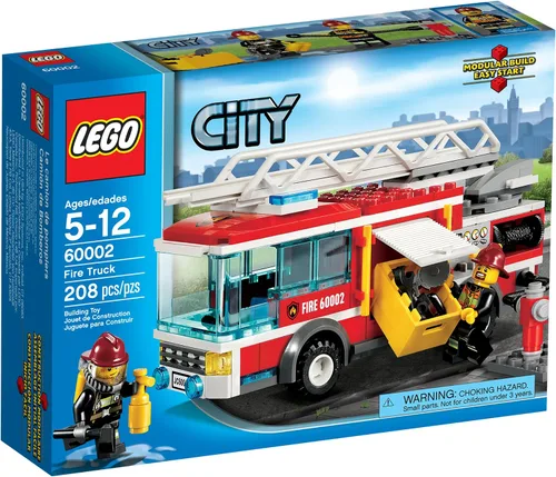 Vista 2 de LEGO Camión de bomberos de la ciudad 60002