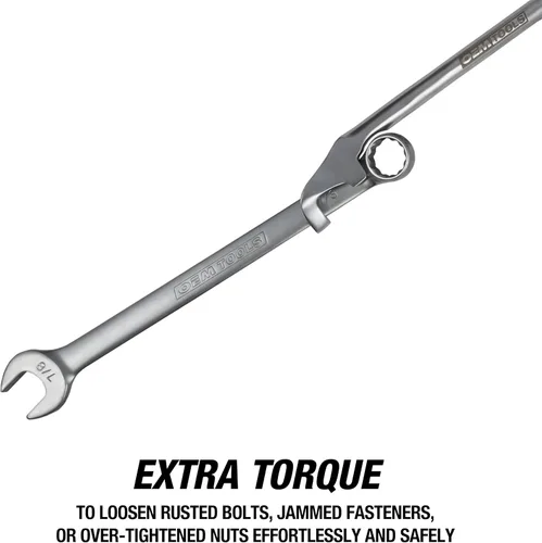 Vista 5 de OEMTOOLS 22656 Herramienta Extensora de Llave, Aumenta el Torque en Espacios Reducidos, Extensión Universal de Llave para Pernos Oxidados, Llaves