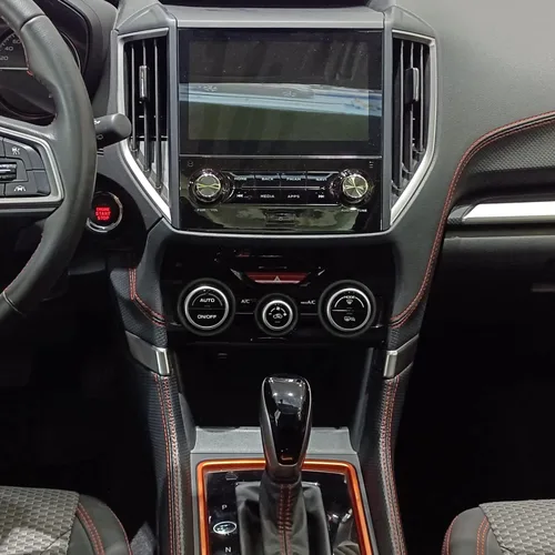 Vista 6 de Cubierta de anillo exterior para perilla de control de clima de Subaru CA, interruptor de control de volumen para Subaru Forester 2019-2024