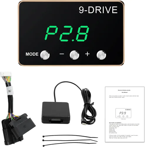 Vista 12 de Controlador de Respuesta del Acelerador, Controlador de Acelerador de 9 Unidades, Acelerador de Pedal Inteligente Electrónico para Carreras