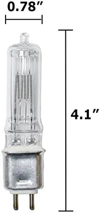 Vista 2 de PLATINUM GLA 575w 115v 2000hr G9.5 Base Bombilla halógena