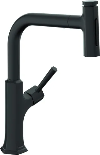 Vista 13 de hansgrohe Locarno 04855800 - Grifo de cocina de acero inoxidable con pulverizador extraíble, grifo para fregadero de cocina, óptica de acero