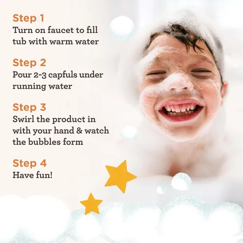 Vista 11 de Aveeno Kids Baño de Burbujas para Piel Sensible 19.2 Onzas