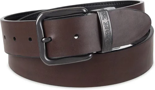 Vista 3 de Levi's Cinturón de mezclilla casual reversible para hombre