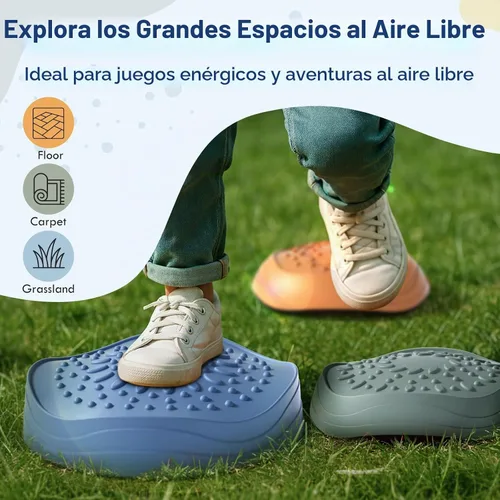 Vista 2 de Lehoo Castle Stepping Stones para niños, juguetes sensoriales Morandi