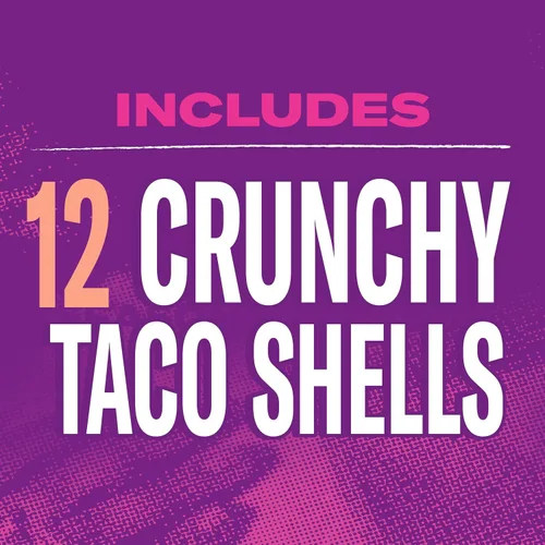 Vista 4 de Taco Bell Conchas crujientes para tacos (caja de 12 unidades)