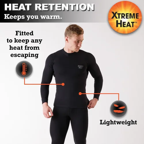 Vista 3 de Conjunto de capa base para hombre, parte superior e inferior, camisas de compresión para hombres, pantalones de compresión para hombre, protector