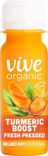 Vista 15 de Vive Organic Immunity Boost Cayena, shot de jengibre y cúrcuma (botella de 2 onzas)