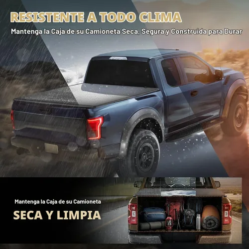 Vista 4 de Auto Dynasty - Cubierta suave de tres pliegues para Nissan Frontier 2005-2025 de 5 pies