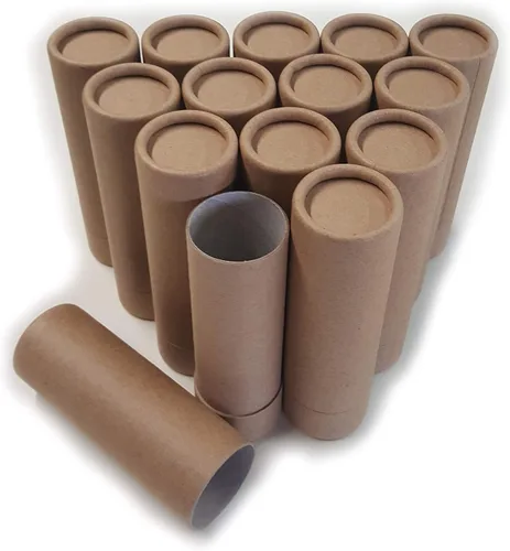 Vista 3 de Contenedores de desodorante de cartón vacíos - Estilo push-up, relleno superior, reutilizable y biodegradable estilo #2 (6)