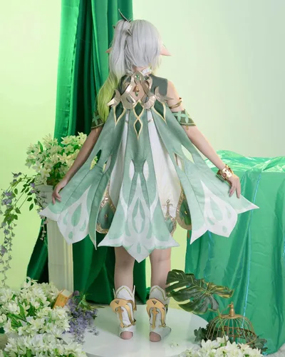 Vista 3 de Nuoqi Nahida Kusanali Cosplay Outfit Adult Kusanali Costume Full Set Anime Cosplay Girls Halloween Costume