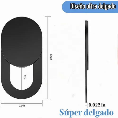 Vista 2 de Funda para cámara web, [paquete de 6] Funda ultrafina para cámara web para laptop, compatible con cámara para MacBook, laptop, PC, computadora