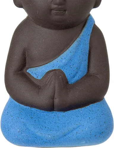 Vista 3 de Mini estatua de Buda, estatua de Buda de bolsillo, pequeña estatua de Buda, estatua de Buda bebé, escultura de Buda pequeña, Buda sentado, Buda
