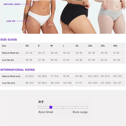 Vista 2 de MeUndies Hipster de algodón elástico para mujer - Bragas cómodas - Tela exclusiva de Tienda