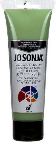 Vista 21 de Jo Sonja Color Trends - Tubo acrílico de flujo mate de 4 onzas - Latón antiguo