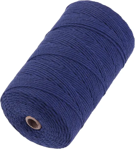 Vista 49 de Cuerda de macramé de 2 mm x 349 metros de cuerda de algodón natural para macramé, cuerda de macramé de color, cuerda de algodón suave, suministros
