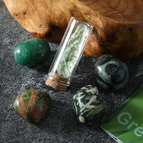 Vista 6 de Ckakra Colecciones de cristales curativos, piedras rodadas de alta calidad, colección de piedras preciosas por color, regalos de meditación