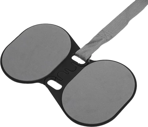 Vista 9 de Rodillo de rueda abdominal, correa de tracción automática, rodillera de doble rueda para entrenamiento abdominal, equipo de ejercicio para gimnasio