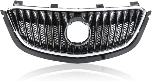 Vista 14 de PIT66 Rejilla de parachoques, parrilla oscura texturizada compatible con Chevy Malibu 2013 (submodelo: eco, LS, LT,LTZ) 22869137 GM1036149