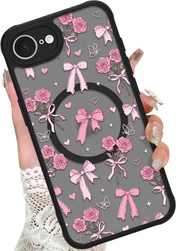 Vista 87 de KANGHAR - Funda para iPhone 11 [Compatible con Magsafe] Patrón estampado de leopardo Lindo guepardo Funda protectora magnética para niñas, mujeres