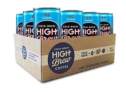 Vista 5 de High Brew Coffee Paquete variado de café frío (12 unidades)
