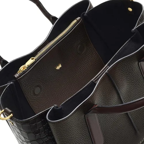 Vista 3 de RADLEY London Hillgate Place - Croc sintético - Bolsa de agarre mediano, Roble oscuro