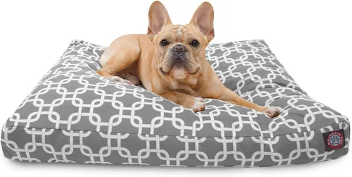 Vista 41 de Majestic Pet Cama para perro de espuma viscoelástica triturada, pequeña con funda extraíble lavable, cama ortopédica rectangular para perros, cama