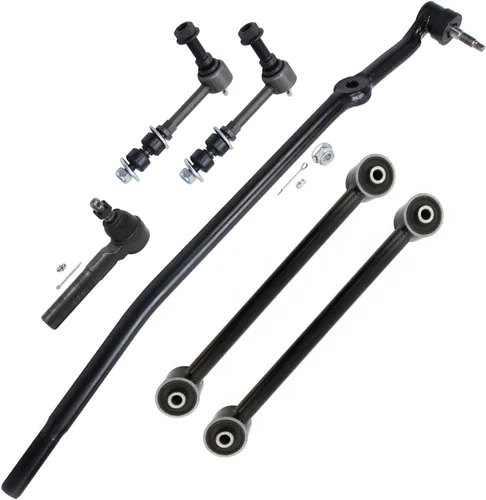 Vista 16 de Detroit Axle - Kit de extremo delantero para Chrysler 300 Dodge Charger 2011-2023 Challenger, 2 Lower Rearward Control Arms 2 Outer Tie Rods 2