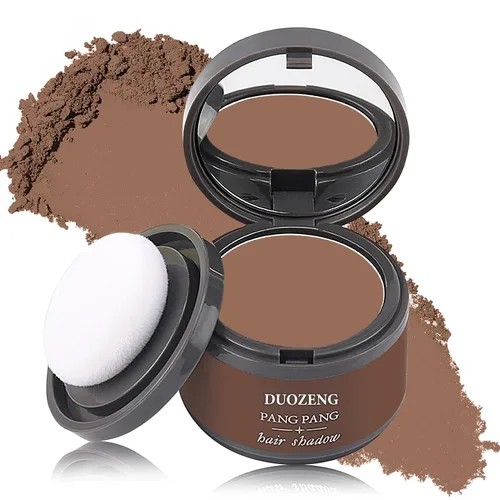 Vista 8 de Cubierta de raíz en polvo para cabello fino (7# castaño castaño) para mujeres y hombres