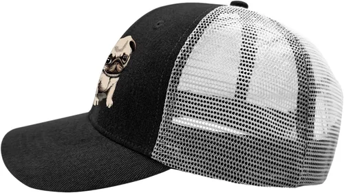 Vista 3 de Hat Pug Dog Dad Hat, Graphic Baseball Caps for Women